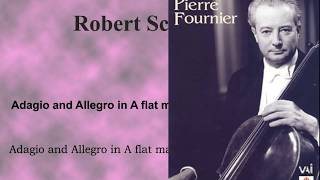 Schumann Adagio and Allegro in A flat major (Pierre Fournier 1960)
