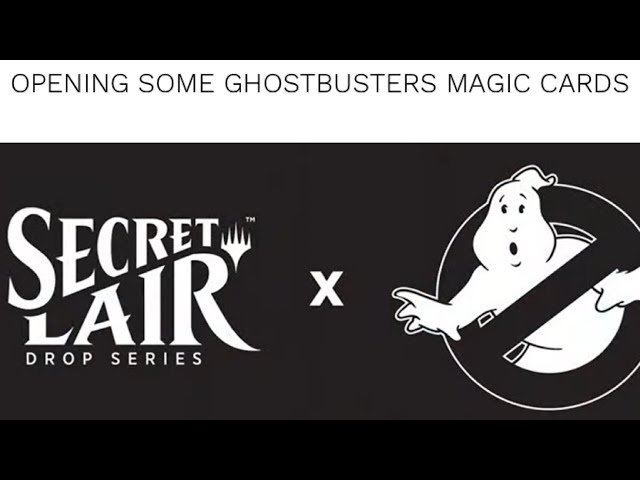 mtg ghostbusters cards Magic the Gathering, Secret Lair: Ghostbusters: Slimer  Card Monster Games