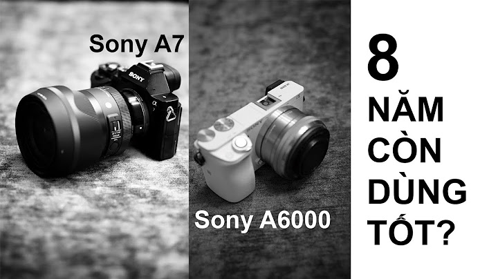 So sánh sony a7 vs a6000 năm 2024