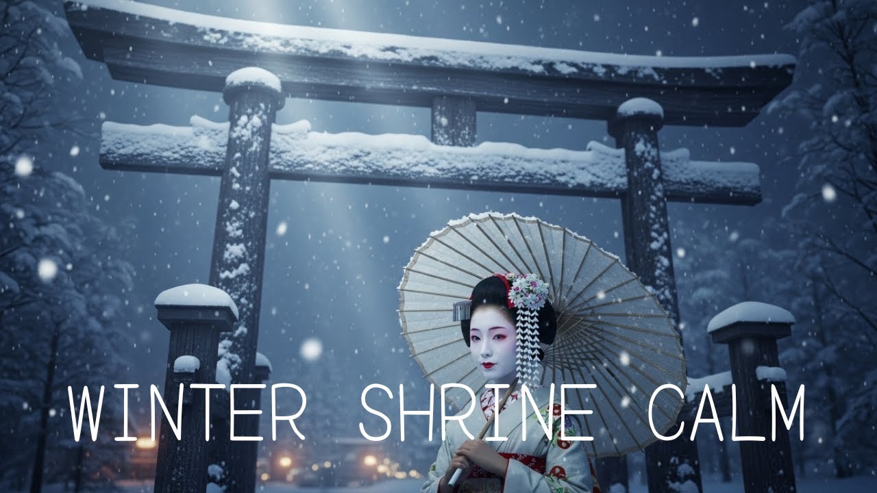 Japanese Winter Night – Peaceful Instrumental Music for Sleep, Meditation & Calm