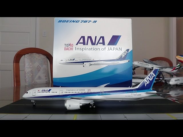 JC Wings 1:200 ANA 787-9 Dreamliner Unboxing and Review - YouTube