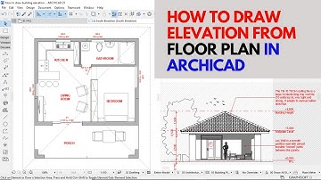 How to Draw Building Elevation from Floor Plan in ArchiCAD