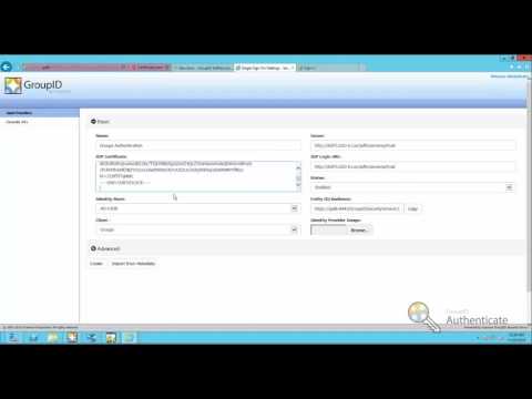 SAML Configurations for GroupID Using ADFS