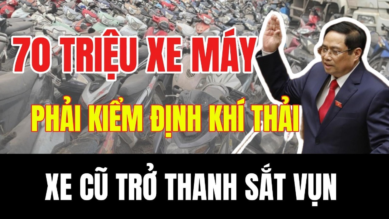 70 Triệu Xe Máy Vào Diện Kiểm Định: Xe Cũ Mất Giá Thảm, Thị Trường Giao Dịch Tê Liệt?