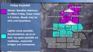Updated Winter Weather Briefing - Friday