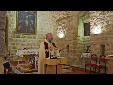 عظة الذبيحة الإلهية د ع ى إ ليها فريق المتشفعين في فرق السيدة للأب فادي المير