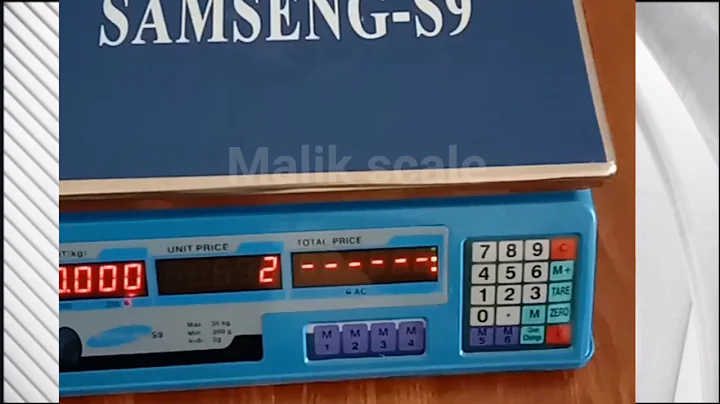 How to calibrate digital weighing scale | 35kg counter scale @malikscale