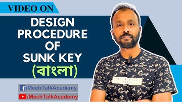 Design of Sunk Key | Key Design in Shaft Coupling | Design of Machine Elements