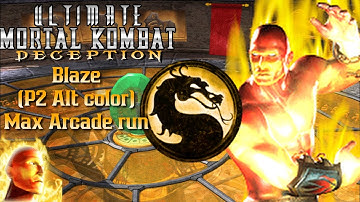 Ultimate Mortal Kombat Deception Blaze(P2 ALT color)MAX arcade run