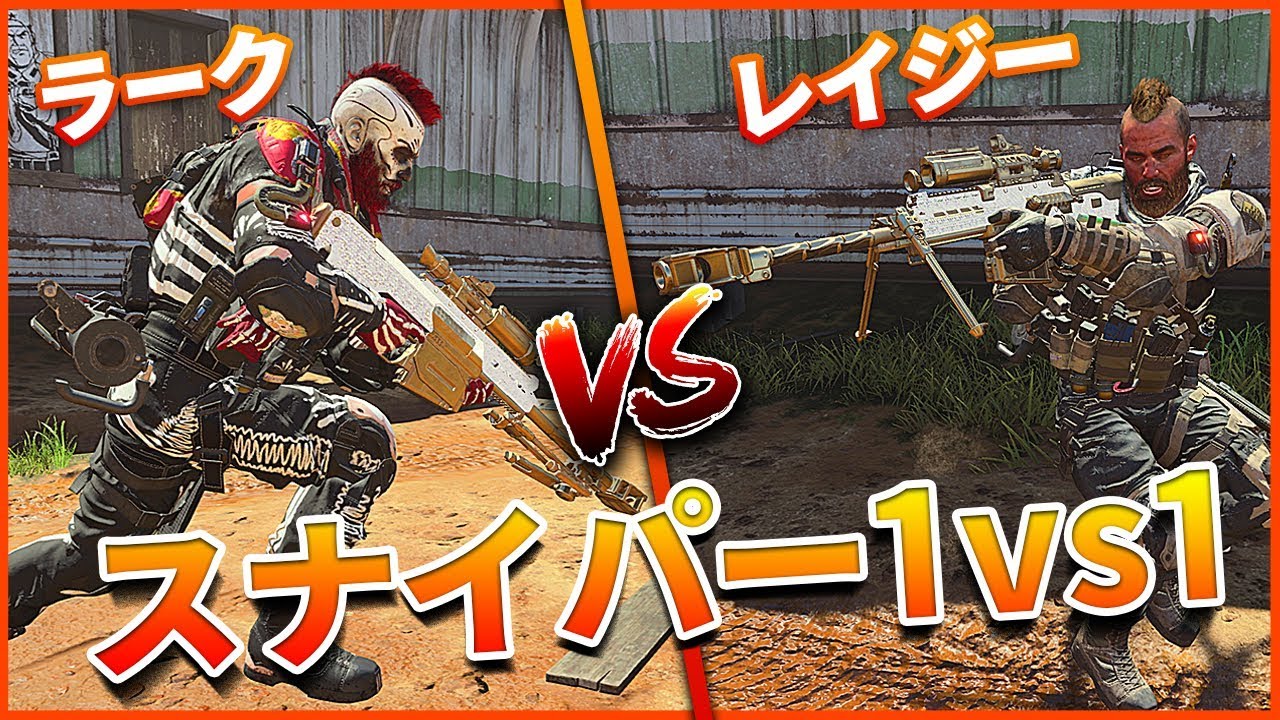 【BO4】ラークとスナイパー1vs1! どっちが勝つか分からん 【タイマン】