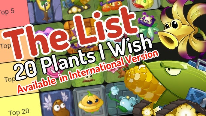 My Plants vs. Zombies 2 Plant Ranking Tier List : r/PlantsVSZombies