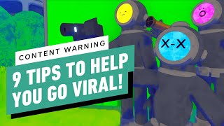 Content Warning - 9 Tips For Going VIRAL screenshot 1