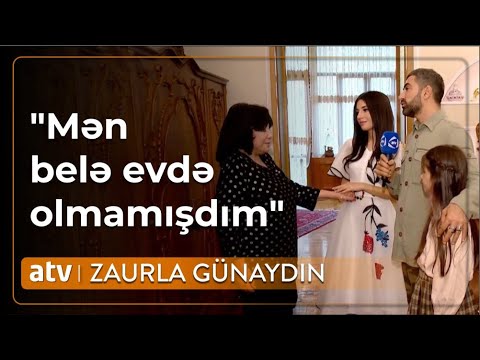 Xalq artistinin QIZILDAN TAVANI olan evi: Evimə gəlib mebelimi cızırdılar - Zaurla Günaydın