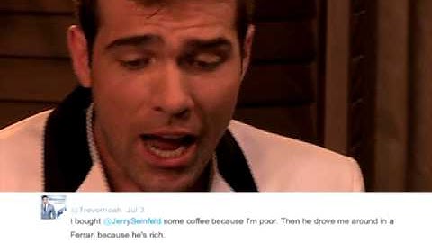 FUNNY! Jonathan Roxmouth Sings Local Celebrity tweets
