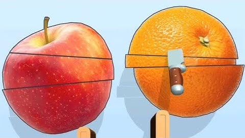 Very satisfying and Relaxing Fruit & Vegetable ASMR Slicing Delicious Game Slice it!!! Level 810-15