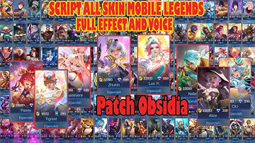 Script Unlock All Skin Mobile Legends Full Effect and Voice No Logo No Password