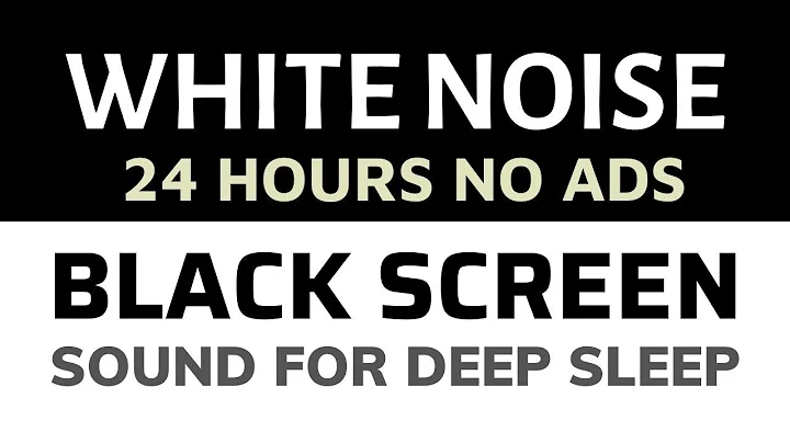 White Noise Black Screen 24h No Ads, Sound For Deep Sleep, Relaxation, Meditation