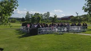 Altamont, NY Wedding set up