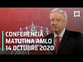 Conferencia matutina AMLO / 14 de octubre 2020