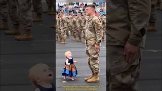 Surprising my kids after deployment…this moment means everything us 🥺💕#military
