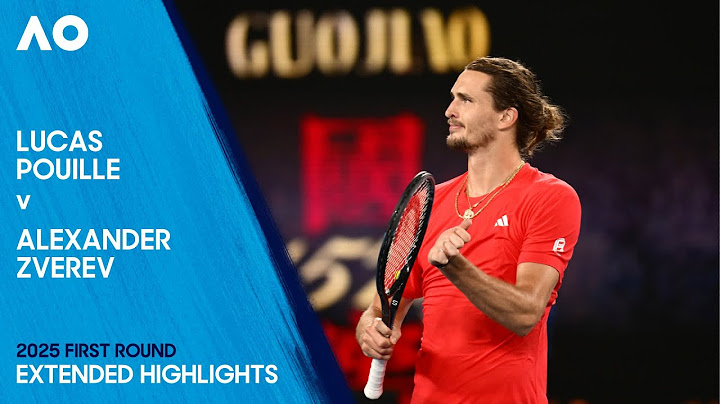 Lucas Pouille v Alexander Zverev Extended Highlights | Australian Open 2025 First Round