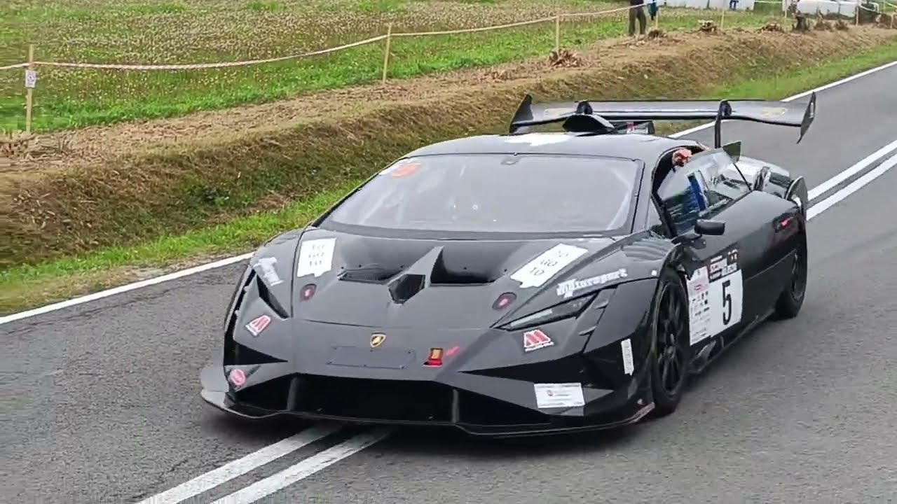 Wyścig Górski GSMP Szczawne-Kulaszne 2025. Przejazd samochodów w dół