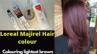 How to use L'oreal Majirel Hair colour,Best colours, colour at home saloon like hair colour at home