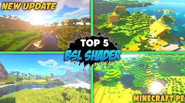 Top 5 BSL SHADERS For Minecraft Pe | Best Shaders For mcpe 1.19.51 | Minecraft Pocket Edition 😳