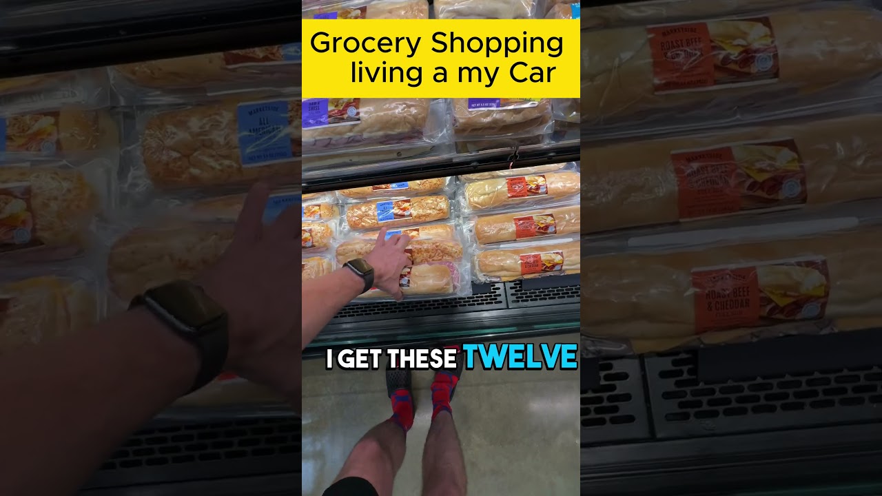 Закуп продуктов в моей машине 