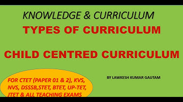 CHILD-CENTRED CURRICULUM