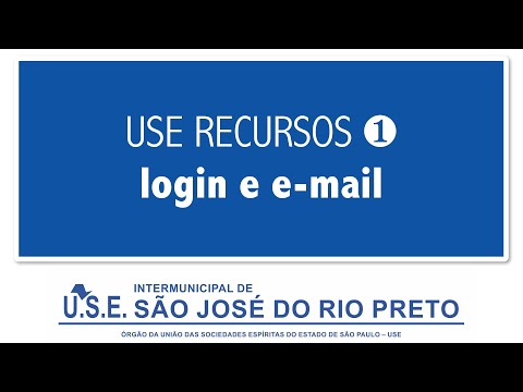 USE RECURSOS 01: Login e E-mail