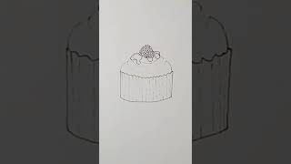Inktober Day 13 | Kind | It's kind to give cupcakes so I made you one #Inktober #kind #inktober2022