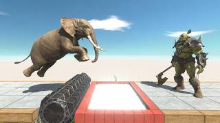 Animals Escape from Jungle and Bounce over Portals to Fight Orc