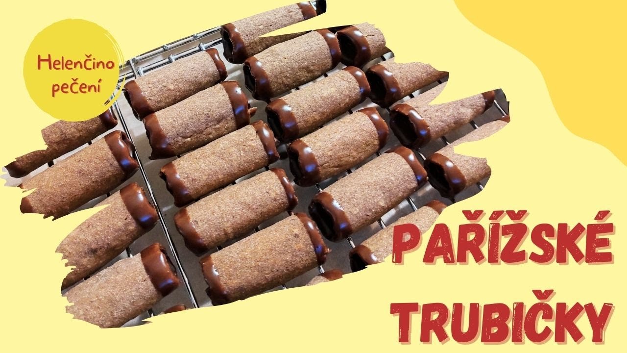 Pařížské trubičky / Helenčino pečení