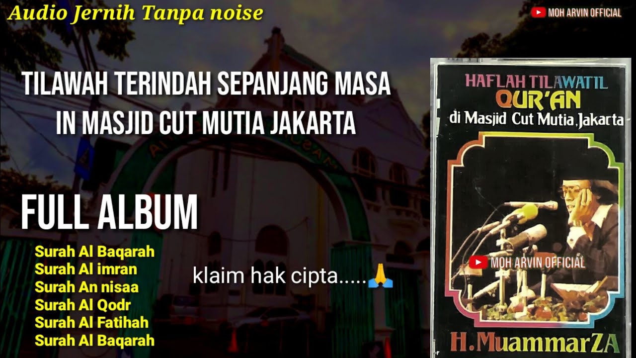 Haflah masjid cut mutia jakarta waktu muda kh muammar za