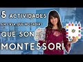 5 ACTIVIDADES MONTESSORI PARA NIÑOS DURANTE LA CUARENTENA | ¡HAZLO EN CASA!