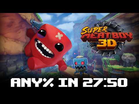 Super Meat Boy 3D Any% in 27:50 (Kinda former WR? Read desc)