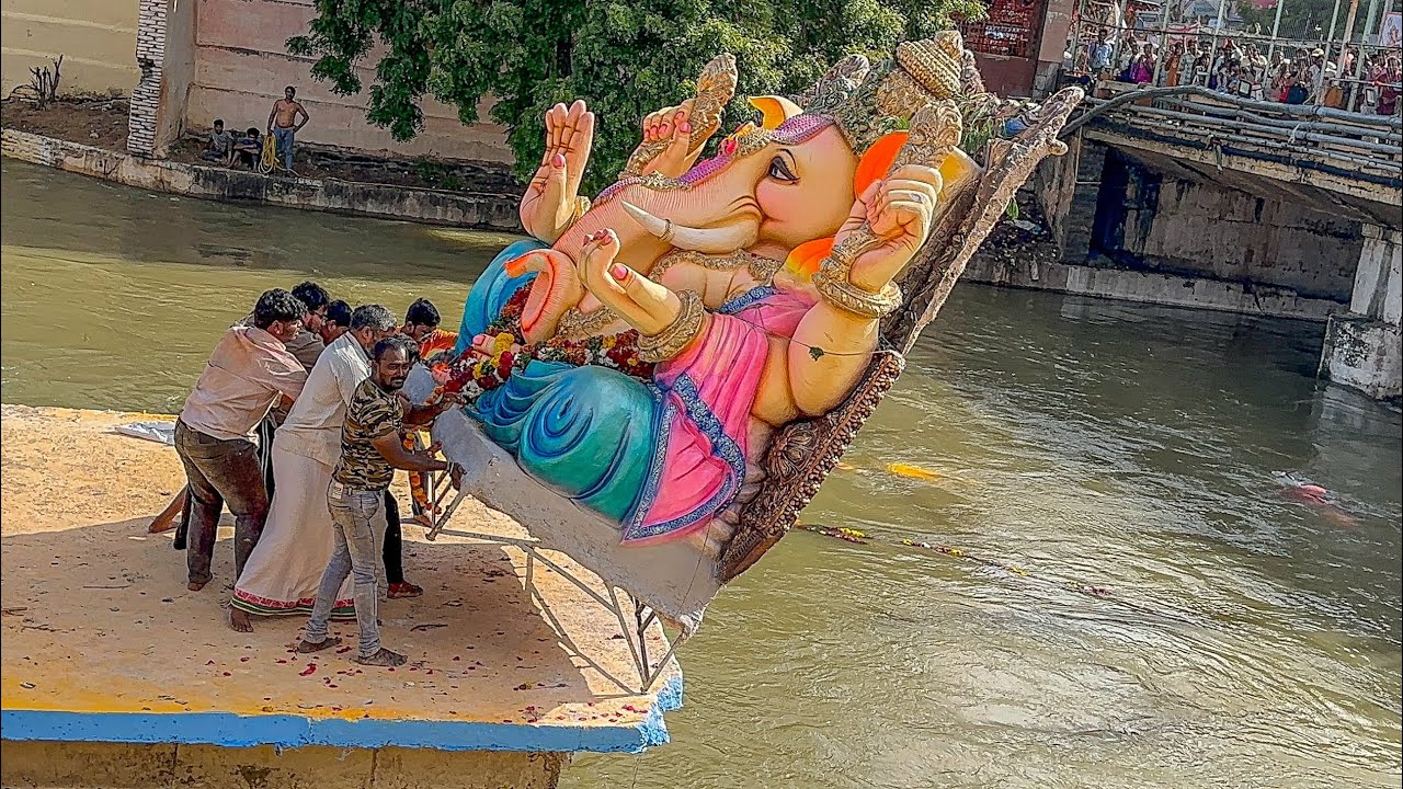 Ganpati Visarjan 2025 | GANESH NIMAJJANAM IN KURNOOL FULL VIDEO | Ganesh immersion 2025 | Ganpati 