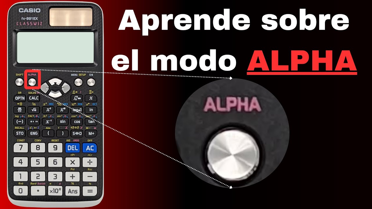 El modo alpha de tu calculadora - YouTube