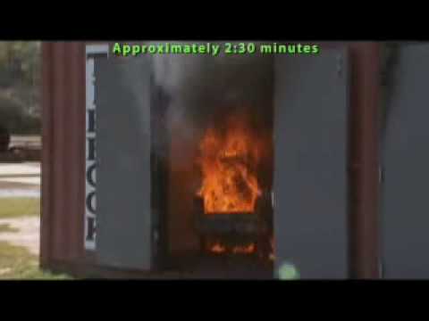 No-Burn SC Fire Academy Burn Demonstration