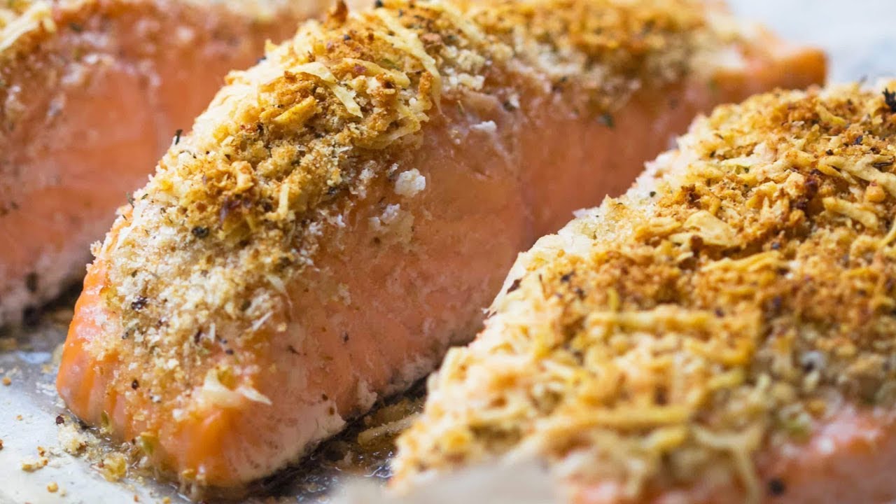 SALMONE GRATINATO IN 1 MINUTO | ricette veloci | FoodVlogger - YouTube