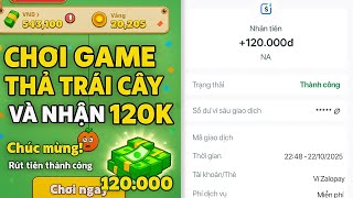 App Kiếm Tiền 2025 Chơi Game Thả Trái Cây FRUIT BOOM Nhận 120k Tiền Xanh  screenshot 3