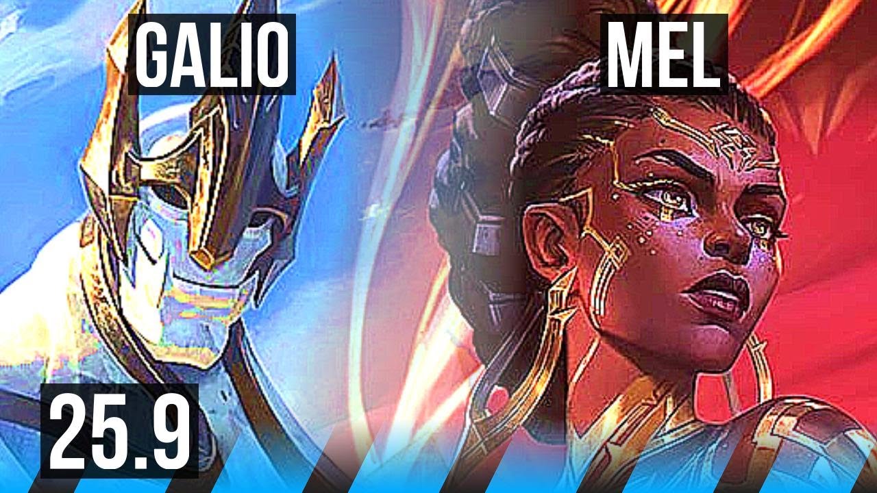 GALIO vs MEL (MID) | NA Grandmaster | 25.9