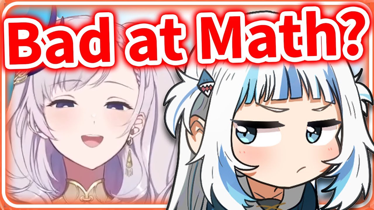 Reine Realized that Gura is Bad at Math 【Hololive】