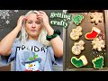 SEWING DIY CHRISTMAS GIFT & BAKING COOKIES | vlogmas day 19