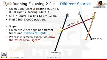 17. Chart Work - Part 5- Running Fix - PL