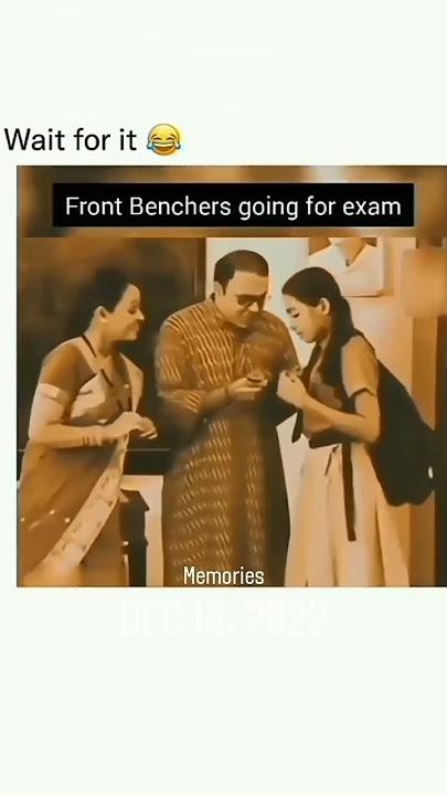 frontbencher vs backbencher going for exam #frontbenchers#backbenchers