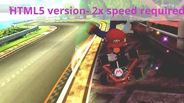 Wii U- Mario Kart 8- (GCN) Yoshi Circuit- HTML5 version