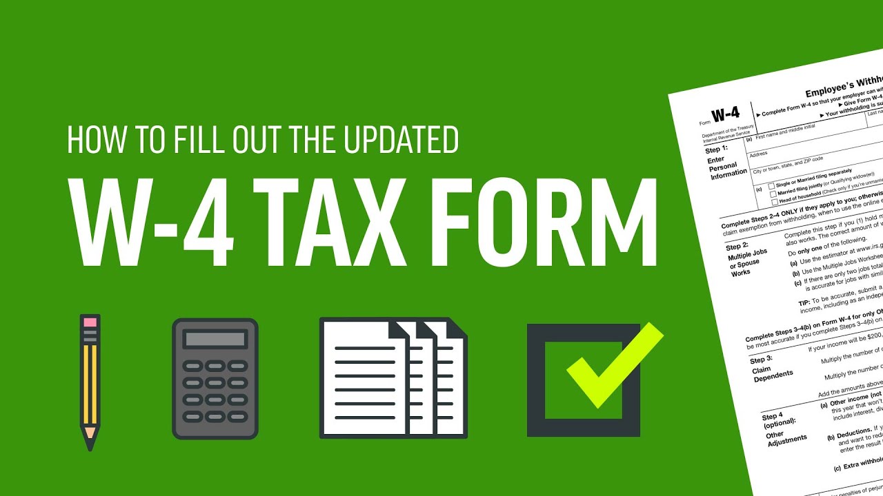 How to Fill Out Form W-4