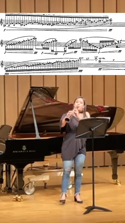 *When the composer allows you to SCREAM after playing all the crazy running notes😤 #clarinet #solo